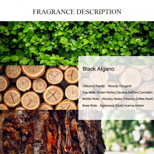 UNIQUE AROMA Black Afgano Brand Men Perfume Woody Fragrance Long Lasting Perfume Oils Luxury Original Perfume Spray Oil
