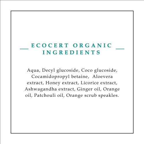 Timeless Beauty Secrets Organic Coconut and Orange Softening, Moisturizing, Luxury Hand & Body Wash