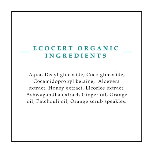Timeless Beauty Secrets Organic Coconut and Orange Softening, Moisturizing, Luxury Hand & Body Wash