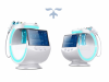 2020 Newest Ice Blue Magic Mirror Skin Analyzer RF Face Lifting Skin Scrubber Oxygen Sprayer Facial Deep cleaning Machine