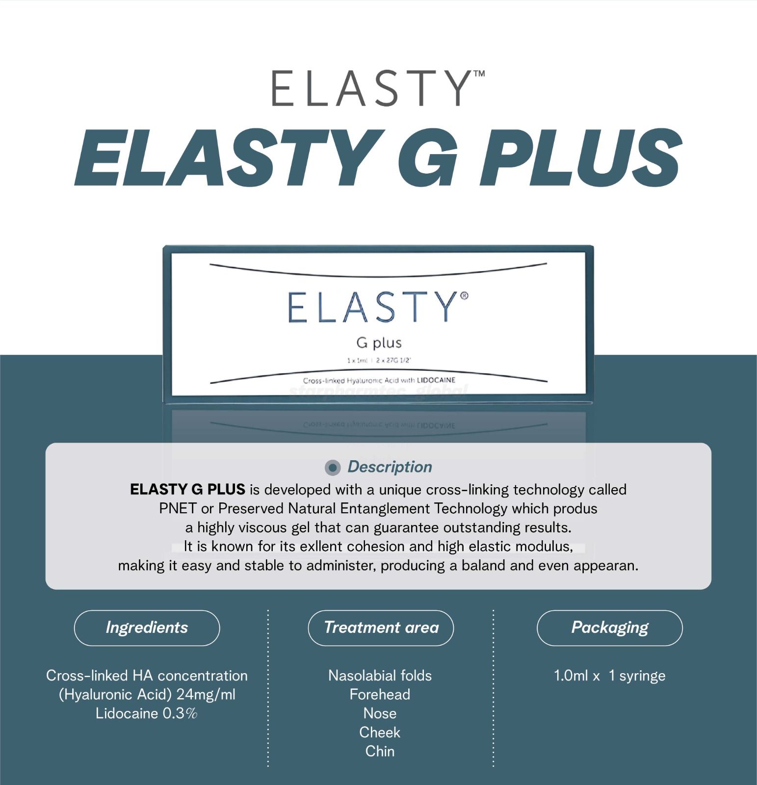 ELASTY PLUS Hyaluronic Acid Filler with Lidocaine