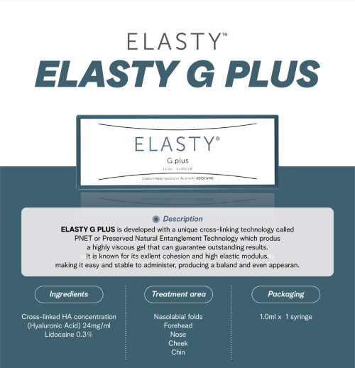 ELASTY PLUS Hyaluronic Acid Filler with Lidocaine