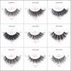 100% Real Mink Eyelashes False Eyelashes Fake Lashes Makeup Fluffy Beauty Cosmetics