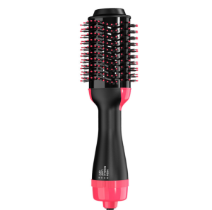 2 in 1 Hot Air Brush Hair Dryer Styler Volumizer Multi-functional Salon Negative Ion Hair Straightener Curly Hair  Air Comb