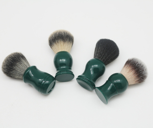 2020 Amazon Best sellers Peacock green Shaving brushes Used Badger hair beard shaving brush wholesale