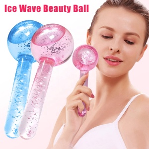 2020 Amazon Hot Selling Multi-functional Beauty Equipment Face Skin Care Products Cold Massage Roller Ball with 2 Pcs Pack