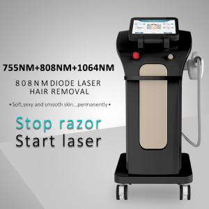 2020 Newest 3 wavelengths hair removal 755 808 1064 diode laser clinic spa use