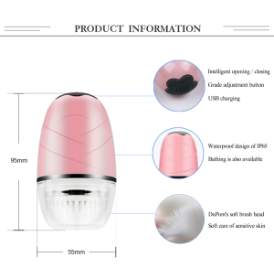 2021 Hot Selling Skincare Tools Waterproof Pore cleaner Electric Silicone Facial Cleaning brush