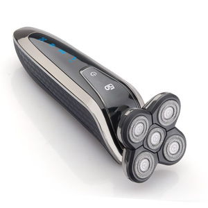 3 Colors 5D Waterproof Rechargeable Mens Electric Shaver Razor Electric Shavers for Men with Sit 5 Blades 3W