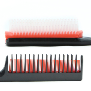 3 Pack Private Label Plastic Rat Tail Comb Edge Control Curly Hair Detangle Denman Brush