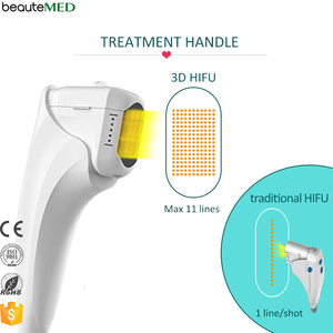 Beautemed 3D Hifu 20000 Shots 11 Lines 8 Cartridges Anti Wrinkle Face Lift Skin Tightening Body Slimming  Hifu 3D Machine