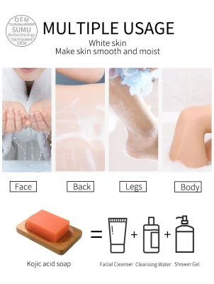 Beauty Cosmetics Skin Care Gentle Cleaning Brightening Skin Kojic Acid Soap