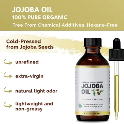 Beauty Cosmetics Skin Care Jojoba Oil for Healthier Hair, Softer Skin &amp; Stronger Nails