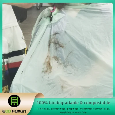 Biodegradable Waterproof Shampoo Capes, 100% Compostable Cape