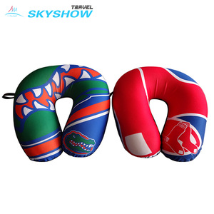 Cheap U Shape Lovely Comfortable Neck Pillow Filled With Polystyrene Beads Travel Pillow Airplane