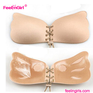 China Manufacture New Style Silicone Breast Form Add 2 Cup Sizes Push Up Bra
