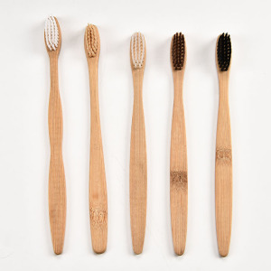 Factory Directly Sale China Manufacturer Customizable  Bamboo Charcoal Toothbrush