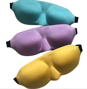 Factory OEM Travel Rest Airplane 3d Sleeping Eye Mask with Ear Plugs