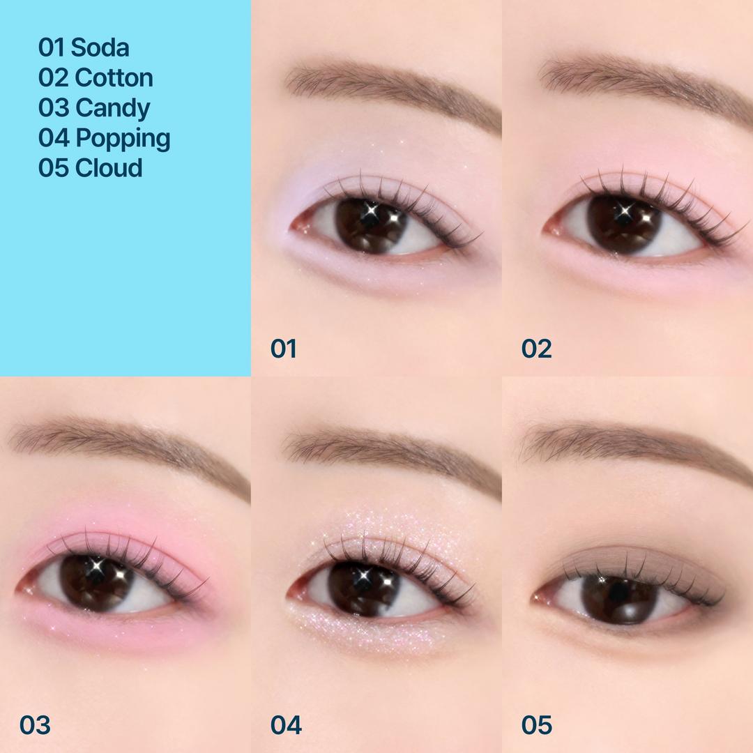 (Fwee) Pocket Eye Palette [Ep01 Candy Floss] 6.6g