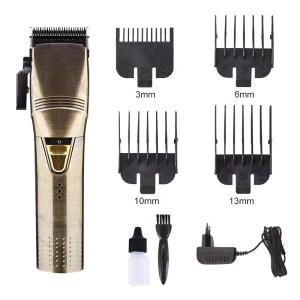 Hair Clipper Men Zero-Gapped BarberShop Hair Trimmer Rechargeable Cordless Digital close-cutting 0mm t-blade baldheaded outliner