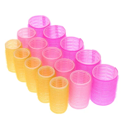 Hairdressing Home Use DIY Magic Large Self-Adhesive Hair Rollers Styling Roller Roll Curler Beauty Tool