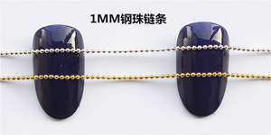 High quality different metal chain nail art designs for DIY jewelry B01-19
