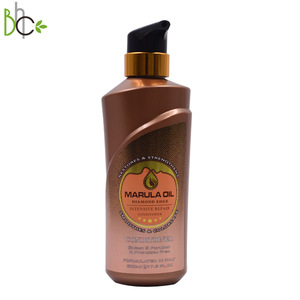 high quality ingredient popular organic marula oil hair care smoothing shiny hair conditioner with GMP certificate