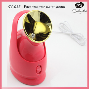 Home use portable skin care mister professional electric nano ionic hot facial steamer