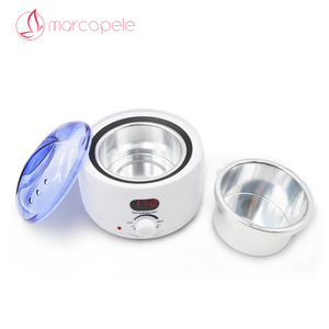 Hot Sale Led Digital Temperature Control 500CC Electric Melting Pot Wax Warmer Heater For Hard Soft Wax Use