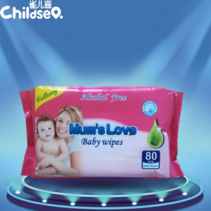 Hot Selling Cheap Natural Baby Wet Wipes Cotton Wet Wipes Factory From China