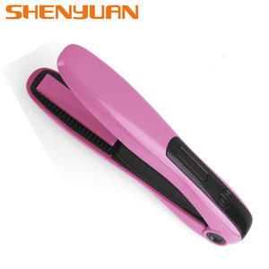 hot wireless battery mini travel flat iron and hair straightener