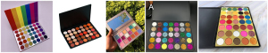 makeup high pigment palette shimming cardboard eyeshadow palette 2020 new private label eye shadow palette