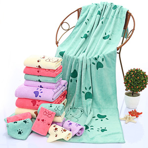 manufacturer china hotel home supply items high quality microfiber towels bath set luxury printed