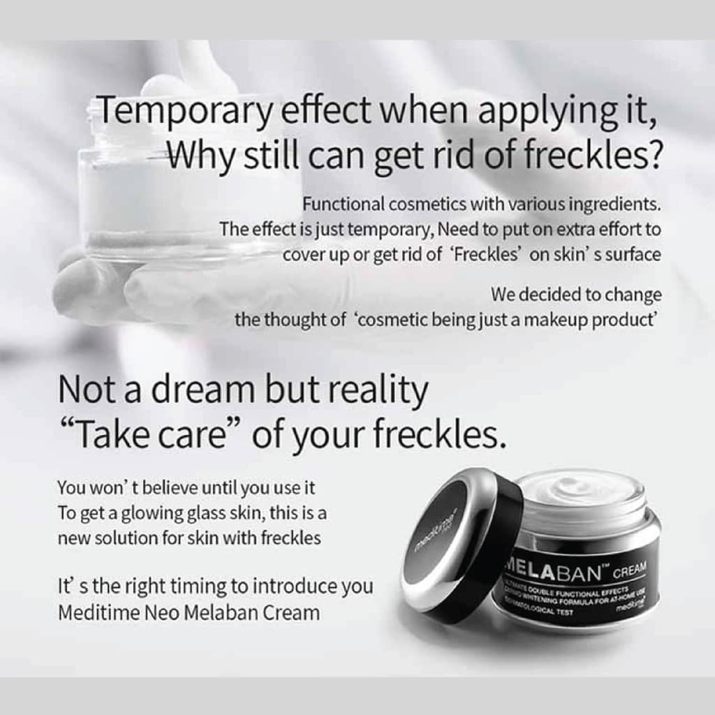 MELABAN Cream for the Freckles &amp; Dark Age Spots 50g