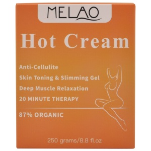 MELAO Weight Loss Cream Body Massager New 250g Anti Cellulite Hot Cream Fat Burner Gel Slimming Cream Massage Hot Anti-Cellulite