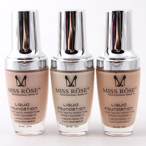 MISS ROSE 7 Colors Moisturizing Professional Makeup Liquid Foundation