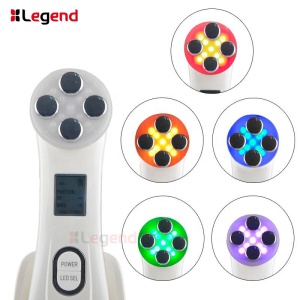 Multi-function (RF+EMS+LED )  rf skin tightening face lifting machine new mini portable RF cavitation beauty machine