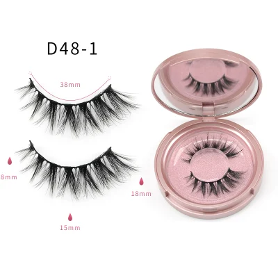 Muting Factory Price 3D Silk Lashes Private Label Eyeliner Magnetic Eyelashes