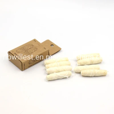 Natural Biodegradable Colorful Printing White Bamboo Charcoal Dental Floss