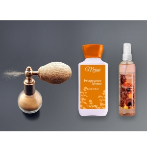 OEM high quality body spray shimmer body mist for gift set