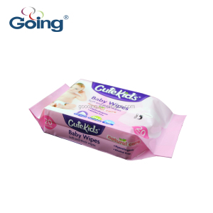 Popular baby cleaning wet tissue gygiene soft wet napkin economic packing 80s wet wipes top quality