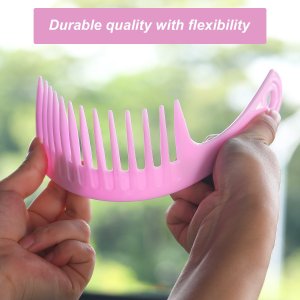 Private label Wide Tooth Comb hair comb Detangling Hair Brush,Paddle Hair Comb,Care Hand grip Comb- Brush