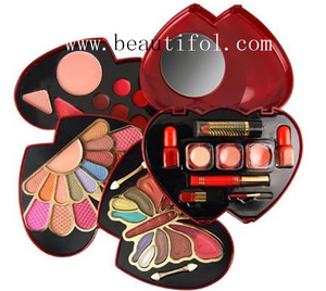 Private labels Fashion New launched eyeshadow lip gloss + foundation+ blush + Mascara makeup sets