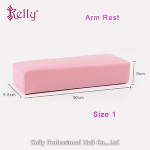 PU Leather Square Shape Arm Rest Color Printing Washable Nail Manicure Pillow For Nail Salon Manicure Tool