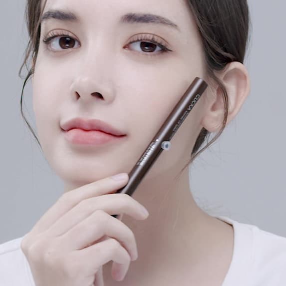 Retractable Automatic Lid Liquid Comb Eyebrow