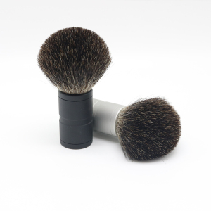 Shaving brush Material Personalized Pure Badger hair Mens shaving Barber Brushes with Metal handle