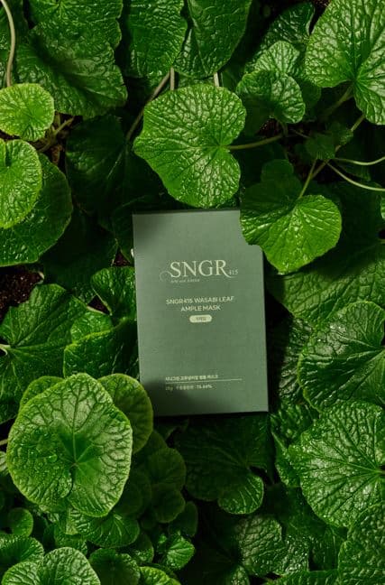 SINIGRIIN415 WASABI LEAF AMPOULE MASK