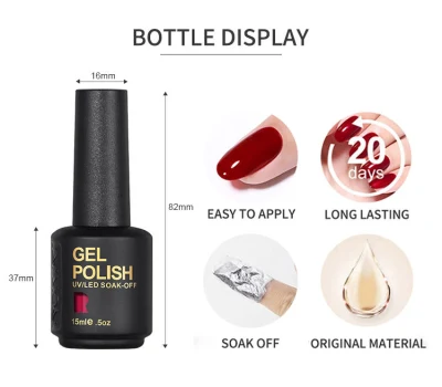 UV/LED Colorful Beauty Nail Gel Polish