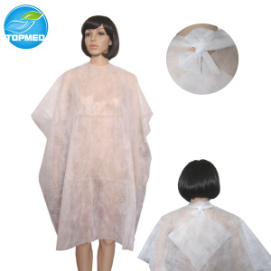 waterproof hairdressing capes, colorful disposable hairdressing capes for hair cut salon