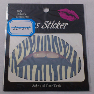 waterproof temporary tattoo lip sticker